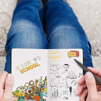 Taotree 24 Fineliner Color Pens, Fine Line Colored Sketch Writing Drawing Pens - Image 3