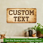 Custom Sign, Custom Street Sign, 11 Font Colors, 13 Font Styles, 4 Hole Options - Image 4