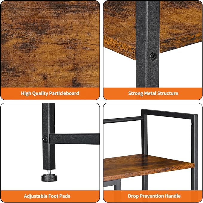 Snughome Desk Shelf, 38.6" Desktop Organizer Shelf, Desk Hutch - Image 7