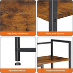 Snughome Desk Shelf, 38.6" Desktop Organizer Shelf, Desk Hutch - Image 7