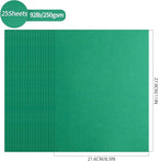 25 Sheets Christmas Green Cardstock - Image 2