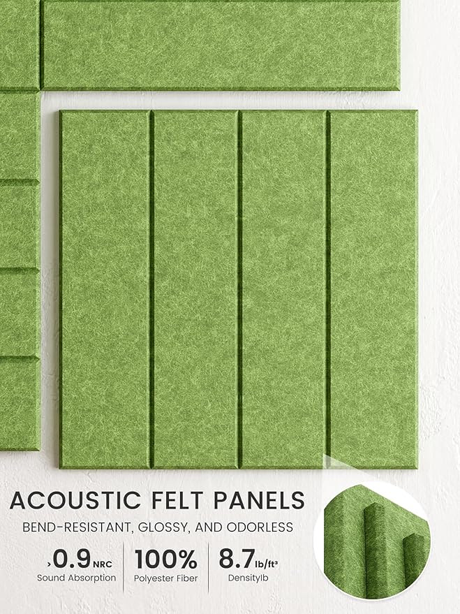 Bumusty Large Cork Board Alternative-47 x35 Felt Bulletin Board Tiles, - Image 3