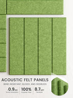 Bumusty Large Cork Board Alternative-47 x35 Felt Bulletin Board Tiles, - Image 3