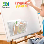 Docnest 2 Tier 3 Pack Magnetic Wall Mounted File Holders, Mesh Letter Organizer - Image 7