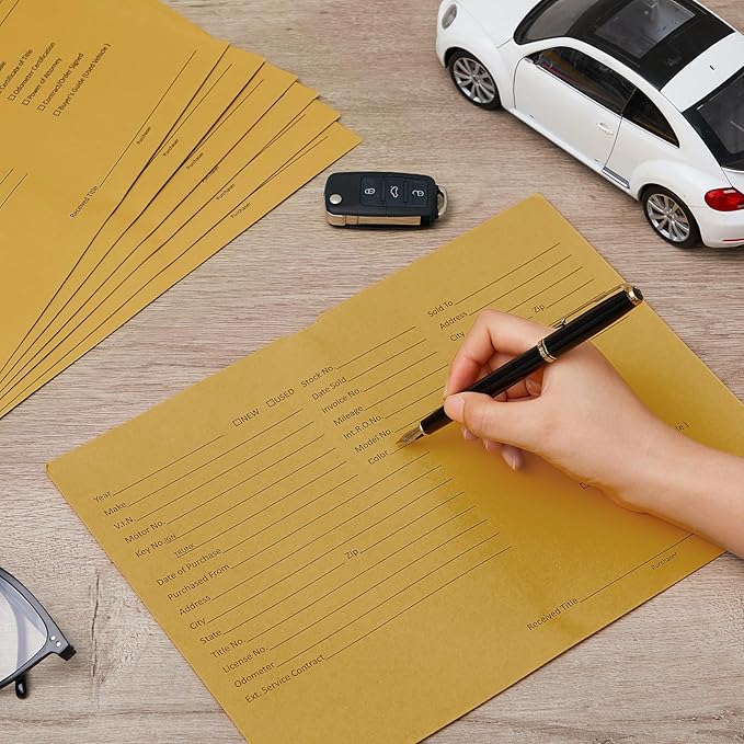 120 Pcs 9 x 12 In Vehicle Dealer Jackets - Image 4