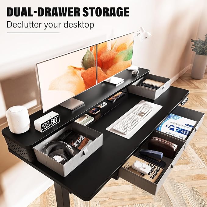 Kingant 40 x 24 Inch Electric Standing Desk - Image 4