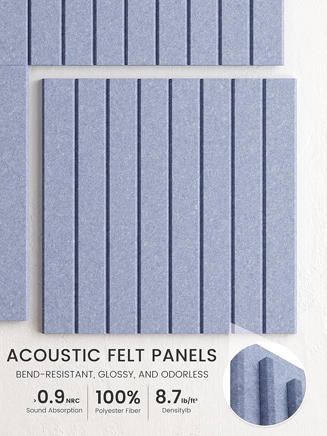 Bumusty Large Cork Board Alternative-36 x24 Felt Bulletin Board Tiles, - Image 3