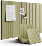 Fluxynara Large Felt Bulletin Board 48" x 36" Cork Board Alternative by FLUXYNARA