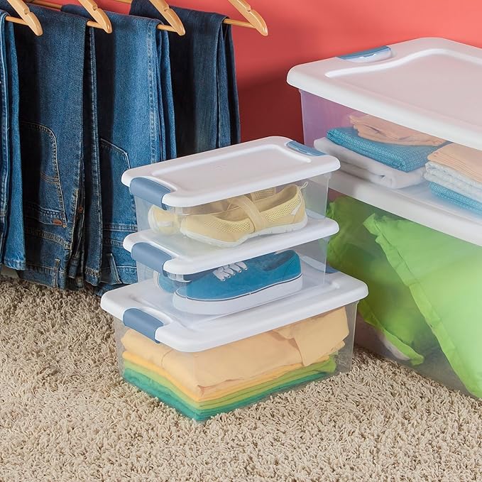 Sterilite 36-Pack Latching Box, Under Bed Storage Bins - Image 5