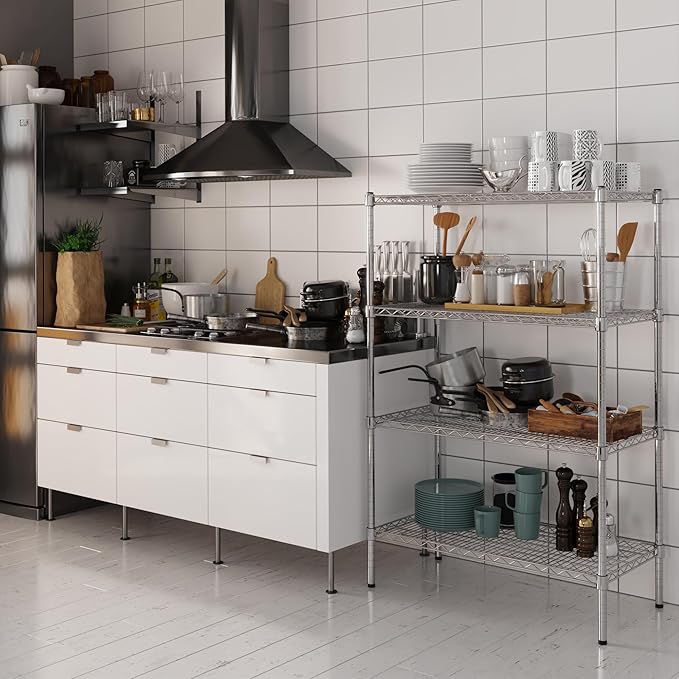 Regal Altair 18" Deep x 36" Wide x 54" Height Wire Shelving Kit | 4-Tier | NSF - Image 2