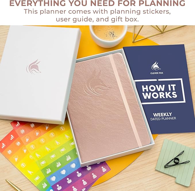 Clever Fox Dated Planner 2026-2027 – Weekly Life Planner Notebook - Image 3