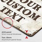 Rustic Custom Sign, Personalized Metal Signs, Gift - Image 5