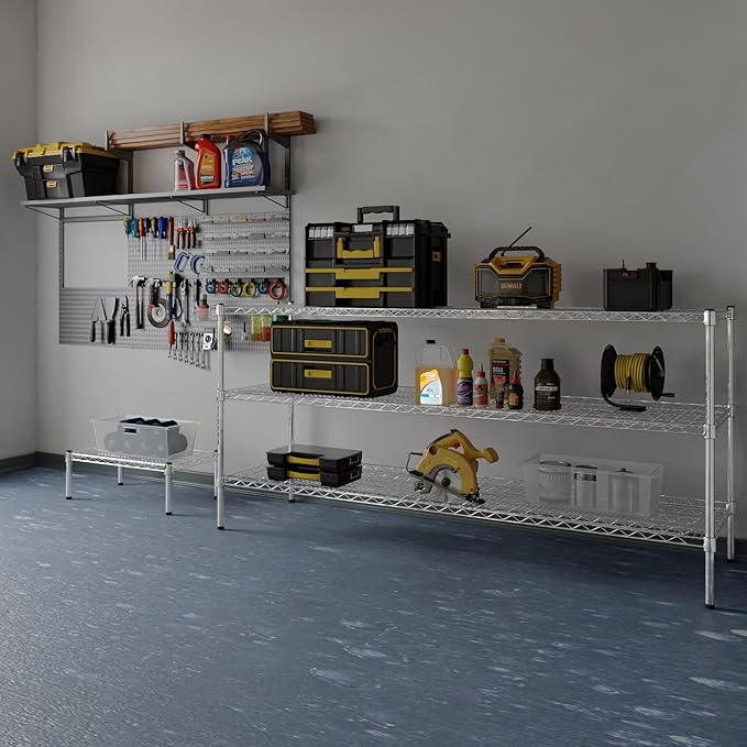Regal Altair 21" Deep x 72" Wide x 34" Height Wire Shelving Kit | 3-Tier | NSF - Image 5