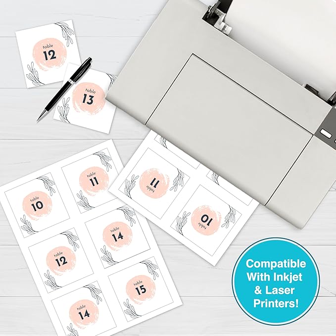 PrintWorks White Cardstock 8.5" x 11" - 67 lb/147 gsm Vellum Bristol - 250 - Image 4