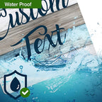 Custom Sign, Custom Street Sign, 11 Font Colors, 13 Font Styles, 4 Hole Options - Image 7