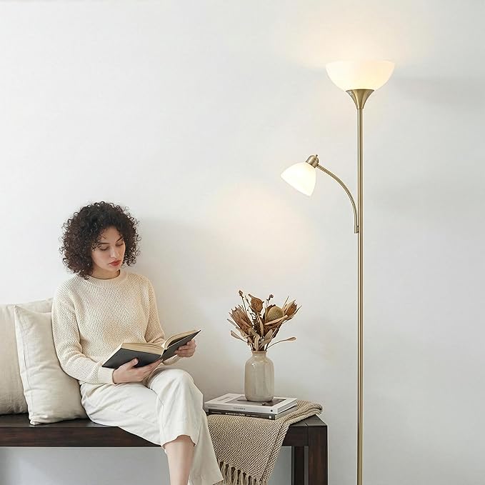 Brightech Sky Dome Plus LED Floor lamp, Torchiere Super Bright Floor Lamp - Image 2