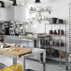 Regal Altair 18" Deep x 24" Wide x 54" Height Wire Shelving Kit | 4-Tier | NSF - Image 5
