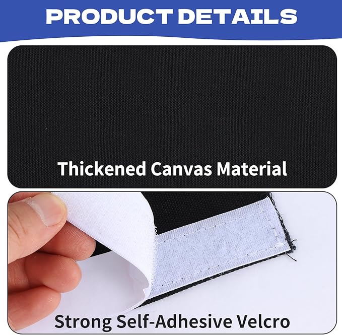 Under Desk Privacy Panel 62 x 15 Inch Self-Adhesive Modesty Panel Table Skirts - Image 3