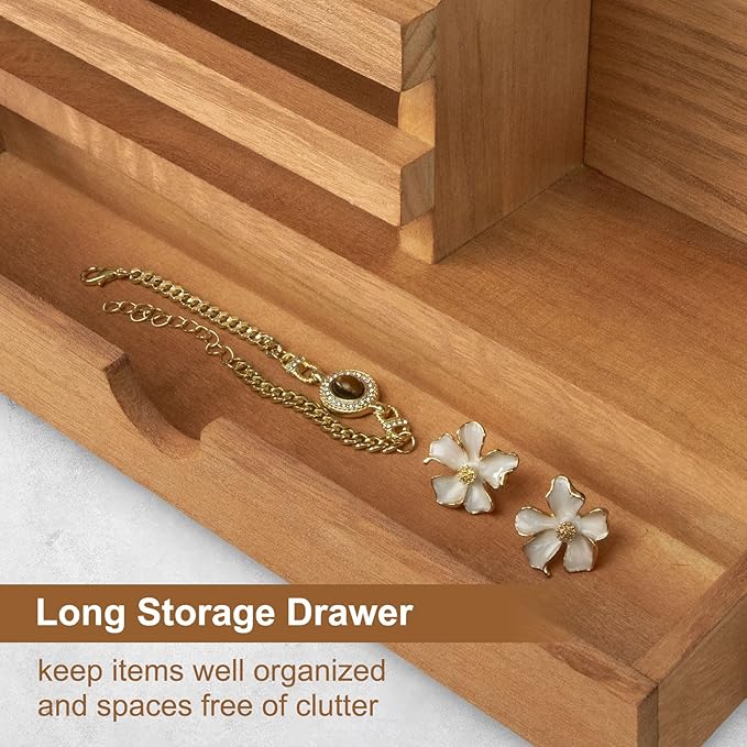 Lucundm Key Holder Wall Mount, Mail Holder - Image 4
