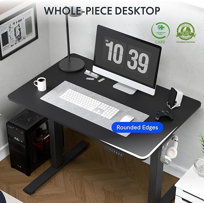 FLEXISPOT One-Piece Electric Standing Desk, 48 x 24 Inches Adjustable Desk - Image 4