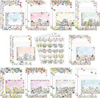 TaoBary 160 Pcs Stationery Paper Set 50 Double Sided Stationery Papers by TaoBary