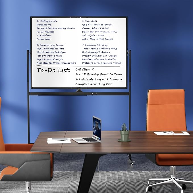 Neatsure Large Rolling Whiteboard on Wheels - Image 7