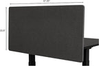 Stand Up Desk Store ReFocus Clamp-on Acoustic Desk Divider Privacy Panel That - Image 5