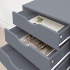 Naomi Home 7-Drawer Grey Dresser - Image 9