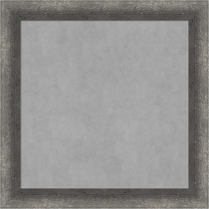 Amanti Art Grey Framed Magnetic Board 14x14 X-Small Vision Board by AmantiArt