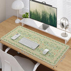 iCasso Desk Mat for Keyboard and Mouse, Large Mouse Pad, Desk Pad Mat, - Image 2