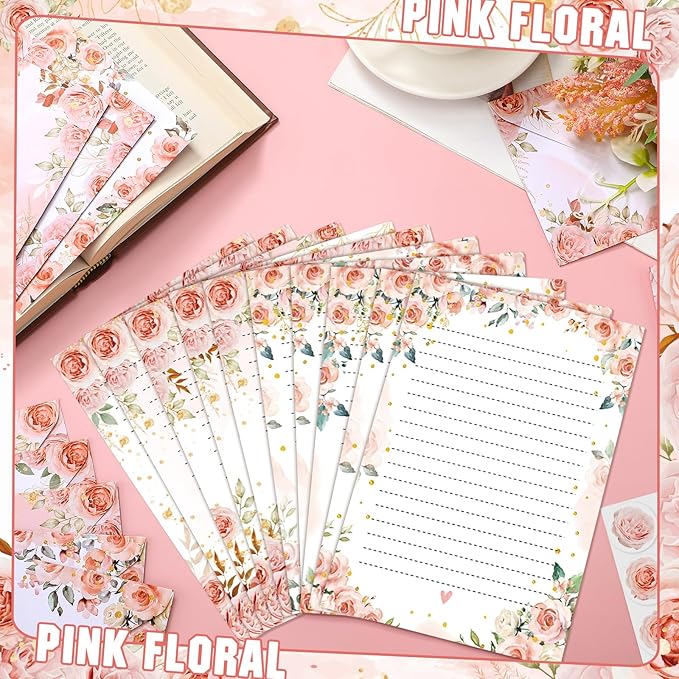 TaoBary 160 Pcs Stationery Paper Set 50 Double Sided Stationery Papers - Image 4