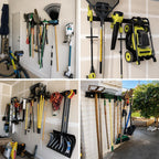 garage tool organizer wall mount 49.5 inches with on a desk or shelf