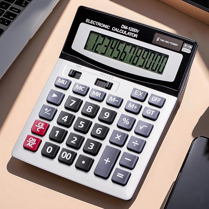 YEBMoo 12 Digit Desktop Calculator - Image 7