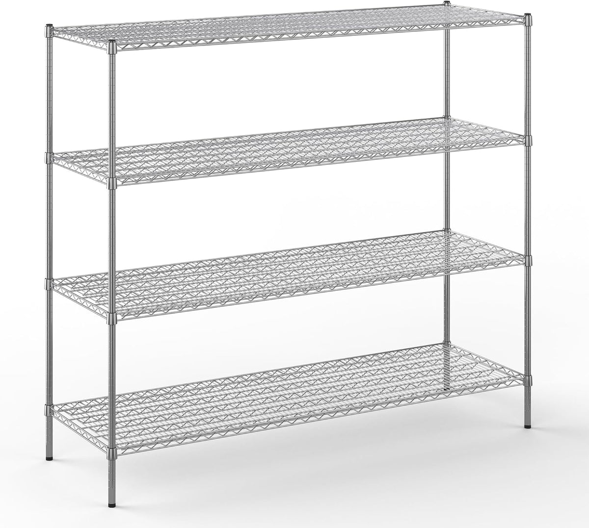 Regal Altair 24" Deep x 72" Wide x 64" Height Wire Shelving Kit | 4-Tier | NSF