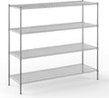 Regal Altair 24" Deep x 72" Wide x 64" Height Wire Shelving Kit | 4-Tier | NSF by Regal+Altair