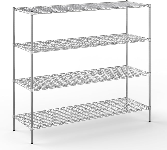 Regal Altair 24" Deep x 72" Wide x 64" Height Wire Shelving Kit | 4-Tier | NSF by Regal+Altair