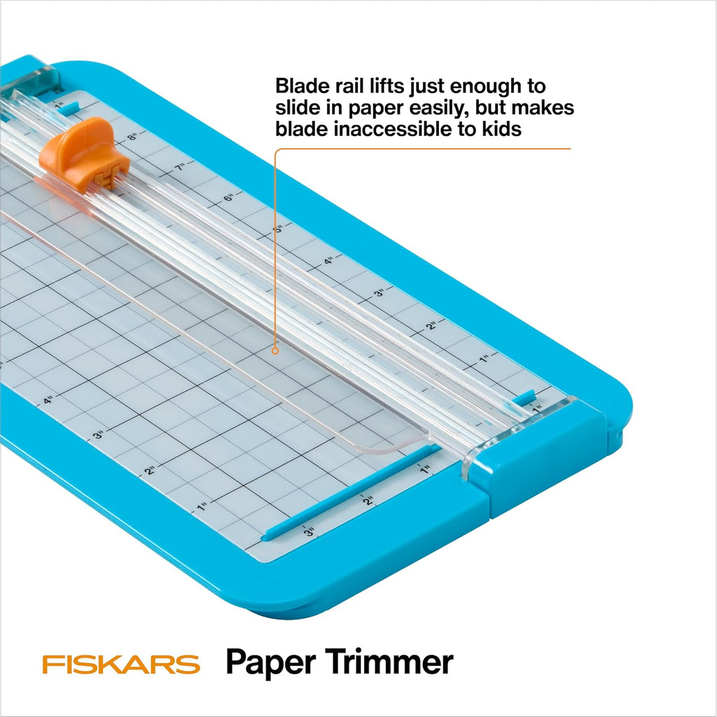 Fiskars 7" x 11.5" Kids Junior Paper Trimmer for Crafts & School Projects