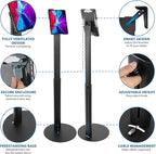 Mount-It! Anti-Theft Universal Tablet Kiosk Stand, Fits iPad Pro, Galaxy Tab - Image 4