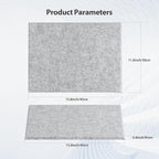 Amantech 12 Pack Acoustic Panels Self Adhesive Sound Proof Foam, High Density - Image 6