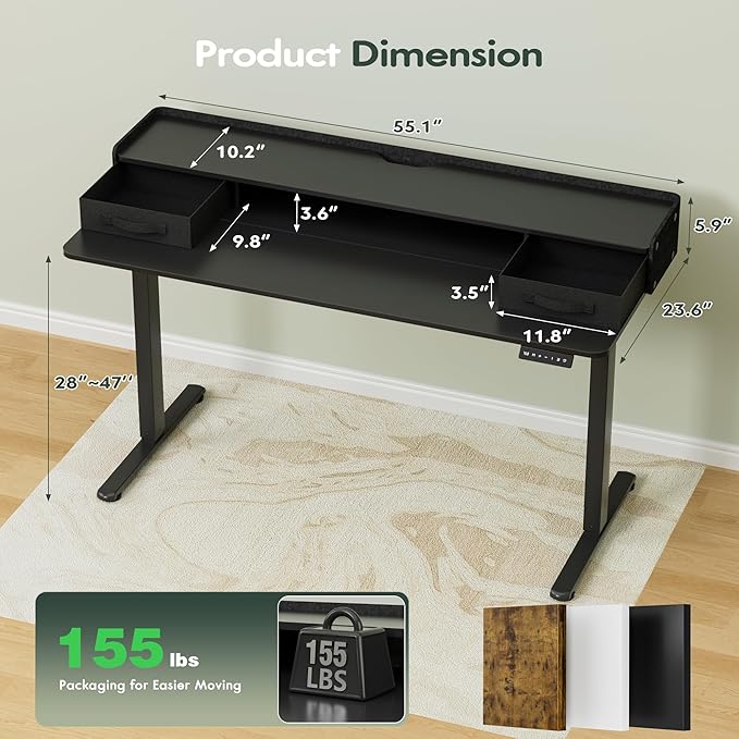 Homall Electric Standing Desk - Image 3