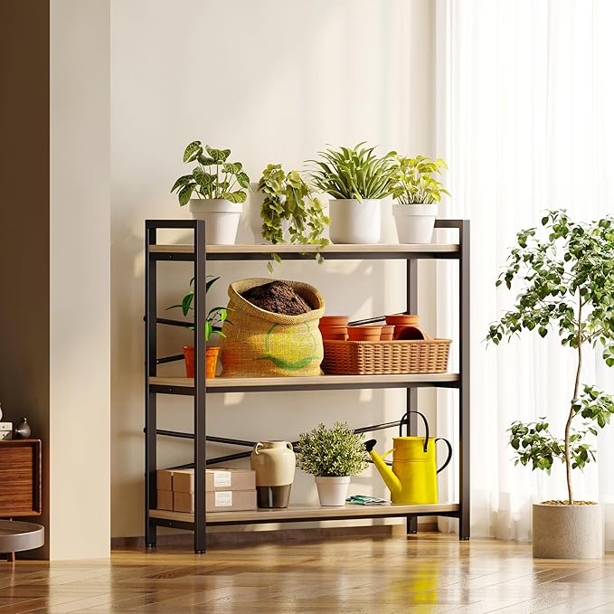 Book Shelf, 3 Tier Bookshelf 31.49" Width, Book Shelf Storage and Organization - Image 7