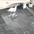 Office Chair Mat for Carpet, 48" X 48" Clear PVC Desk Chair Mat | Desk Chair Mat for Carpet Floors, Clear and Thick Carpet Chair Mats with Non-Slip Studded for Home and Office Low Pile Carpet
