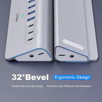 Powered USB Hub 10Gbps, intpw 9-Port USB 3.2 Hub, USB C Hub - Image 5