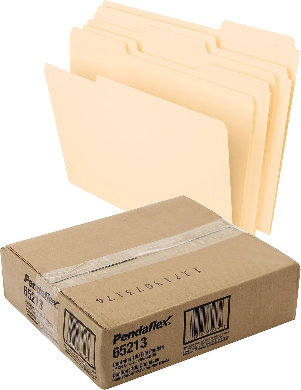 Pendaflex Letter Size File Folders Bundle - Pink Two-Tone 100 Count & Manila Classic 100 Count (152 1/3 PIN & 65213)