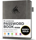 Clever Fox Password Book with alphabetical tabs. Internet Address Organizer by CleverFox