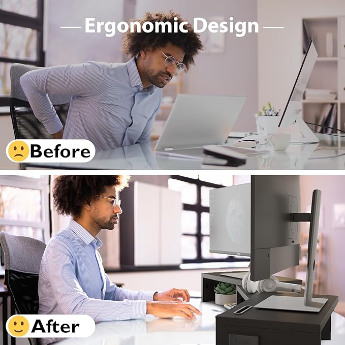 BONTEC Dual Monitor Stand Riser - Image 4
