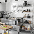 Regal Altair 18" Deep x 30" Wide x 74" Height Wire Shelving Kit | 5-Tier | NSF - Image 6