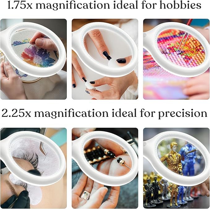 Brightech LightView Pro Flex 2 in 1 Magnifying Desk Lamp, 1.75x Light Magnifier - Image 8