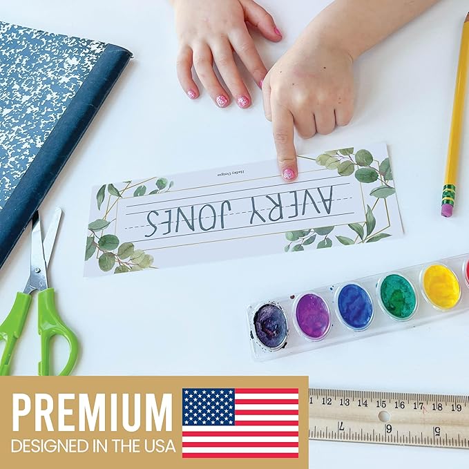 Desk Name Tags for Classroom -25 Student Name Plates for Classroom Kindergarten - Image 4