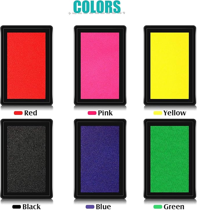 Outus 6 Pieces Reusable Ink Pad - Image 4